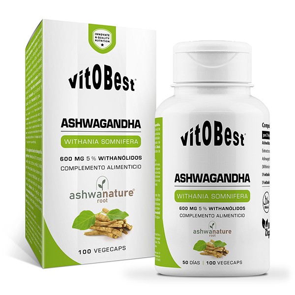 Ashwagandha (AshwaNature Root®) 100 VegeCaps