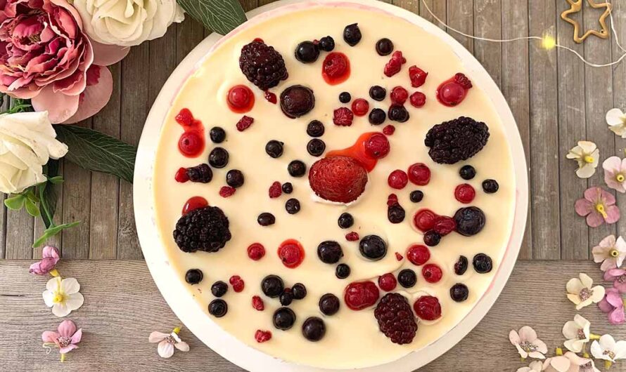 Receta Cheesecake con Frutos rojos Vitobest®.