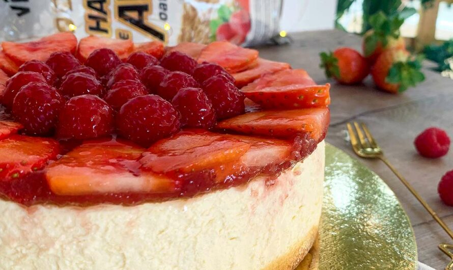 Receta Cheesecake de Fresas Vitobest®.