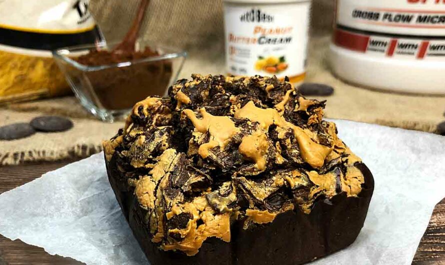 Receta Brownie de Crema de cacahuete Vitobest®.