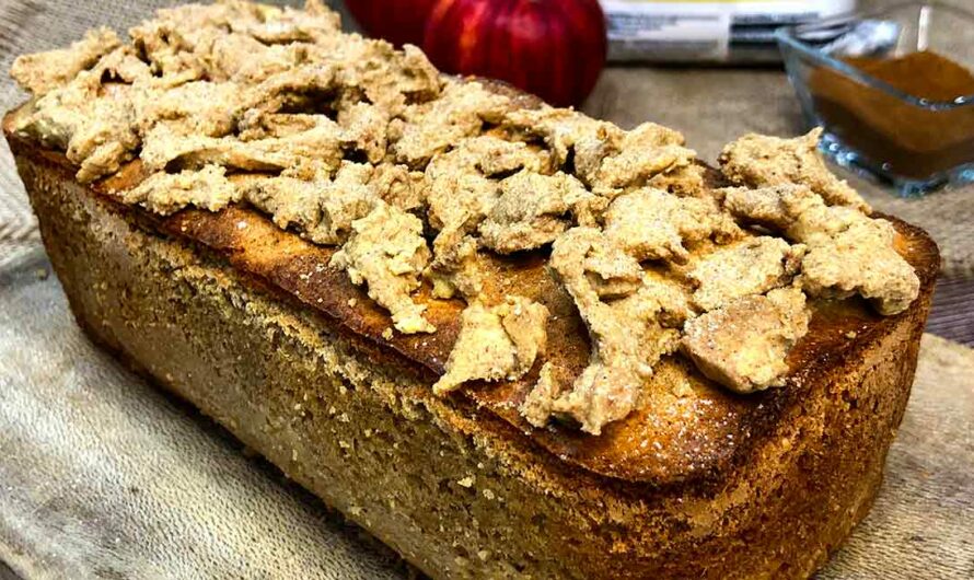 Receta Crumble plumcake de Manzana y Canela Vitobest®.